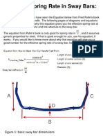 Sway Bar Calculations