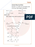 NEET Alcohol Phenol and Ether Important Questions - Free PDF Download