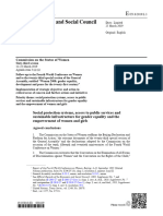 Improve Gender Disparity For Social Protection and Health Financing