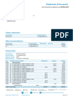 Bank Statement - May Car