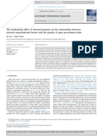 The Moderating Effect of External Pressure On The Relationship Between