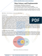 Formation of Data Science and Fundamentals