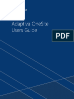 Adaptiva Onesite Users Guide