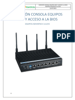 Conexión Equipos SDN y Acceso A BIOS