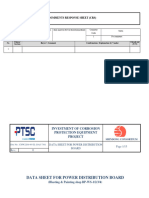 CHW2204-00-EL-DAS-7301 Rev0 Data Sheet For Power Distribution Board