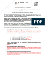 FT Nº 8 BG - Consolidação de Conhecimentos - Obtenção Matéria Heterotróficos