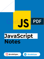 JavaScript Notes - CodeHyp