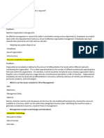 UNIT 2 Managing Orgnization