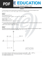 (VDN JR-001) Jeemain Weekly Test Result and Solutions