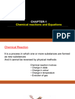 1 Chemical Reaction and Equation 1