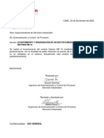 Levantamiento y Reasignacion de Un Sector Dañado en El Modulo Historia