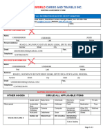 Atlanta Shipping Form Fillied