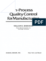 In Process Quality Control For Manufactu