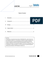 Chaperone Plasmid Set: Table of Content