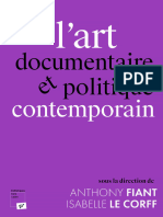 L'Art Documentaire Et Politique Contempora - Antony Fiant