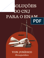 Resoluções Do CNJ para o Enam