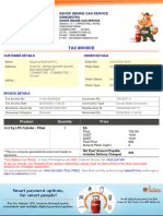 Tax Invoice: Ashok Indane Gas Service (0000260794)