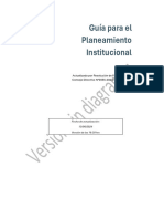 Guia para Planeamiento Institucional