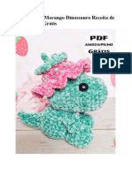 PDF Croche Morango Dinossauro Receita de Amigurumi Gratis