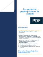 1,2-Les Prises de Participation Et de Contrôle - Nouveau