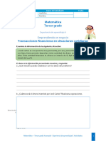 Transacciones Financieras en Situaciones Cotidianas