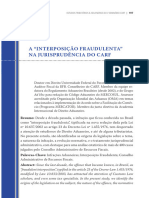 A "INTERPOSIÇÃO FRAUDULENTA" e CARF