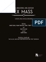 SLA Industries 2nd Edition Progress Report Issue Zero (Ex Mass)