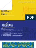 Analisis Estructural Clase #3. Unidad 3. Ingenieria Sismorresistente