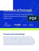 GDI 2024 June Toolkit The Power of Portrayal Representation in Cannes Lions Film and Film Craft Shortlisted and Winning Work 2006 To 2023