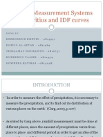 Rainfall Measurement Systems in Mauritius and IDF Curves