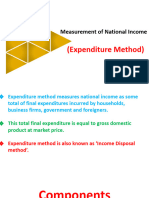 Measurement of N.I. (Expenditure Method)