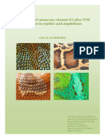 (2016) Production of Cutaneous Vitamin D3 After UVB Radiation in Reptiles and Amphibians