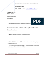 ESCUELA AGROINDUSTRIAL 25 DE MAYO. 2°AÑO 1°, y3°DIV-TECNOLOGIA - GN°11