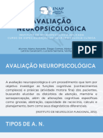 Avaliação Neuropsicologica I N ST I Tut o D e N Eur o P Si C o L