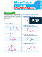 Triangulos Rectangulos Notables y Pitagoricos para Tercer Grado de Secundaria