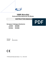 Manual Horizontal Electrophoresis Gel Boxes