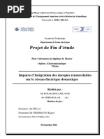 Impacts D'intégration Des Énergies Renouvelables Sur Le Réseau Électrique Domestique