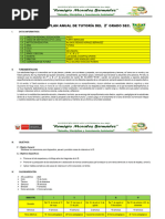 Plan Anual Tutoría 2 C