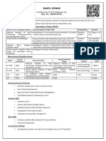 Rahul Kumar CV