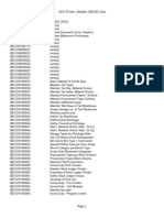 SAP-TCodes Module MM-EN