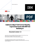 IBM Tivoli Monitoring v6 Cognos Reporting Installation Best Practices