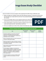 Rac Drugs Exam Study Checklist v2