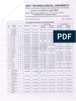 GTU Academic Calendar Odd Term A.Y. 2024-25 - 815651