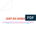 Sap SD Hana