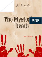 The Mysterious Death: English Work