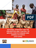 Brucellosis Control Strategy Kenya 2021 2040