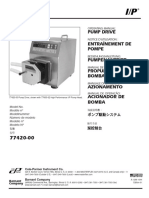 Pump Drive: Operating Manual