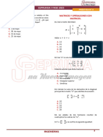 Cepreunsa Fase 1 Práctica de Matrices