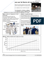 Poids Et Masse Sur La Terre Et Sur La Lune