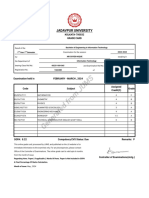 Grade Card